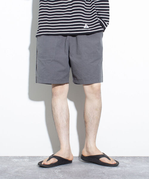 GEVACO（ゲバコ）の「【GEVACO/ゲバコ】ライトキャンバス イージーショーツ ショートパンツ（その他パンツ・メンズ・オレンジ/ベージュ/チャコールグレー/ブラック/グレイッシュブルー・M/L）」の3枚目の写真