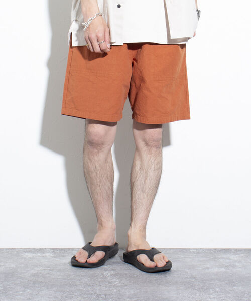 GEVACO（ゲバコ）の「【GEVACO/ゲバコ】ライトキャンバス イージーショーツ ショートパンツ（その他パンツ・メンズ・オレンジ/ベージュ/チャコールグレー/ブラック/グレイッシュブルー・M/L）」の6枚目の写真