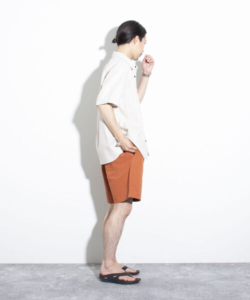 GEVACO（ゲバコ）の「【GEVACO/ゲバコ】ライトキャンバス イージーショーツ ショートパンツ（その他パンツ・メンズ・オレンジ/ベージュ/チャコールグレー/ブラック/グレイッシュブルー・M/L）」の11枚目の写真