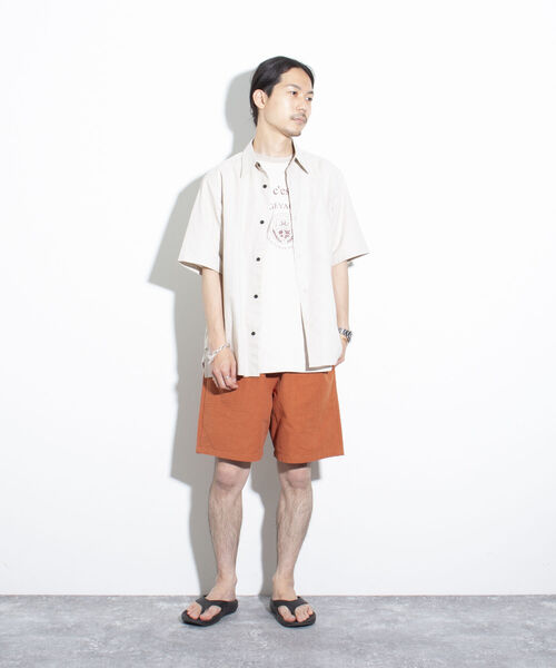 GEVACO（ゲバコ）の「【GEVACO/ゲバコ】ライトキャンバス イージーショーツ ショートパンツ（その他パンツ・メンズ・オレンジ/ベージュ/チャコールグレー/ブラック/グレイッシュブルー・M/L）」の13枚目の写真