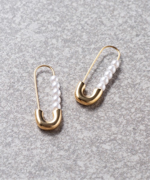 #1919 パールとひねりフープのピアス sp-hoop-rst-image1.jpg?v=