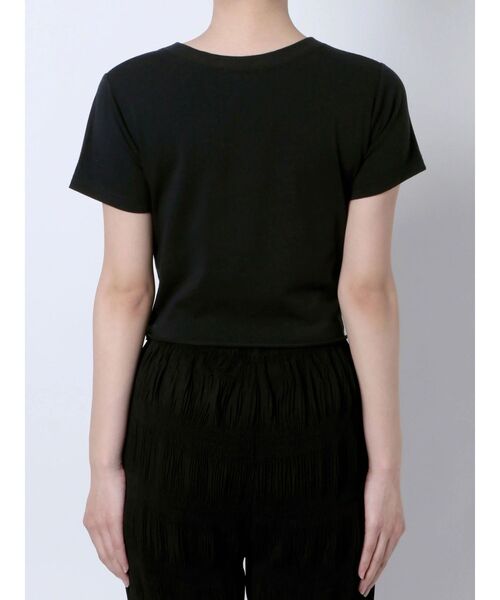 EMODA（エモダ）の「ストーンロゴミニマルTシャツ（Tシャツ/カットソー・レディース・ホワイト/ブラック/ブルー・FREE）」の19枚目の写真