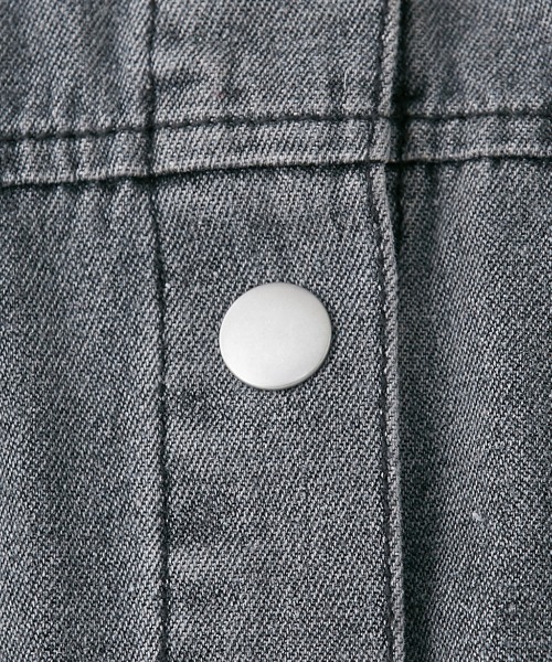 Le temps riche(ルタンリッシュ)の「ハーフスリーブデニムシャツ <Le temps riche>(シャツ/ブラウス・レディース・ブラック系その他/ブルー系その他・F)」の14枚目の写真