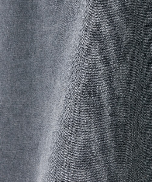 Le temps riche(ルタンリッシュ)の「ハーフスリーブデニムシャツ <Le temps riche>(シャツ/ブラウス・レディース・ブラック系その他/ブルー系その他・F)」の5枚目の写真