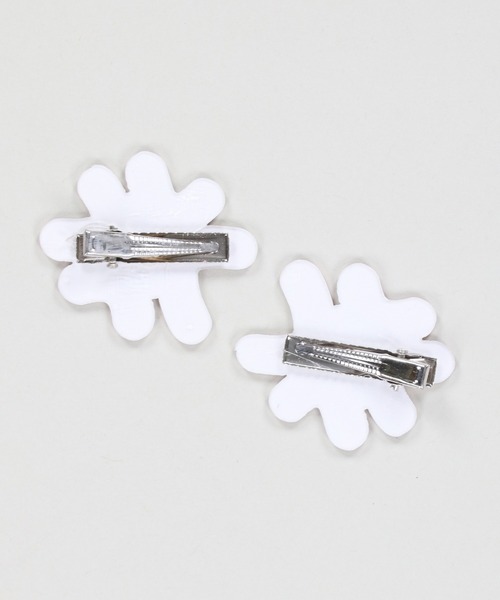 SPINNS(スピンズ)の「【2個セット】怒りデザイン ミニヘアクリップ(バレッタ/ヘアクリップ・レディース・ブラック/ホワイト・ONESIZE)」の5枚目の写真
