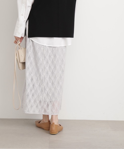 N.(N. Natural Beauty Basic)(エヌエヌナチュラルビューティーベーシック)の「【S Size Line】◆レースロングスカート(スカート・レディース・ライトグレー/ブラック/ブルー・SMALL/MEDIUM)」の17枚目の写真