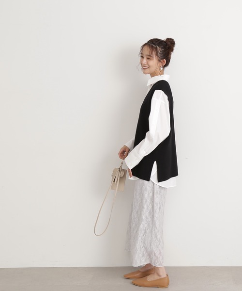 N.(N. Natural Beauty Basic)(エヌエヌナチュラルビューティーベーシック)の「【S Size Line】◆レースロングスカート(スカート・レディース・ライトグレー/ブラック/ブルー・SMALL/MEDIUM)」の21枚目の写真