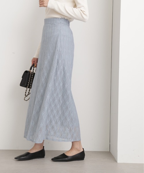 N.(N. Natural Beauty Basic)(エヌエヌナチュラルビューティーベーシック)の「【S Size Line】◆レースロングスカート(スカート・レディース・ライトグレー/ブラック/ブルー・SMALL/MEDIUM)」の19枚目の写真