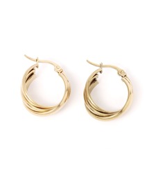 LAKOLE | ステンレス重ねフープピアス / 187880(ピアス（両耳用）)