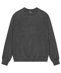 『mahagrid/マハグリッド』RAW CUT M LOGO PIGMENT SWEATSHIRT/Mロゴピグメントスウェット