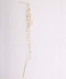 PourVous（プールヴー）の「パール ヘアチャーム オケージョン フォーマル 結婚式 二次会 お呼ばれ （ヘアピン）」
