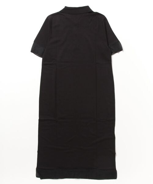ワンピース FRED PERRY SHEER TRIM KNITTED SHIRTDRESS FRED PERRY（フレッドペリー）の「Sheer Trim Knitted Shirt