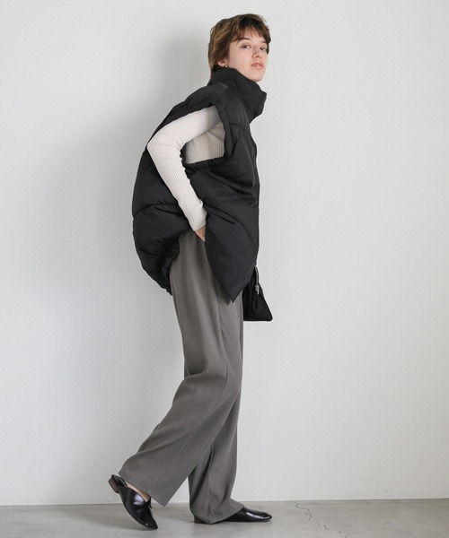 select MOCA（セレクトモカ）の「ピーチスキンリラックスイージーパンツ（その他パンツ・レディース・グレー/スミクロ/アイボリー・FREE）」の22枚目の写真