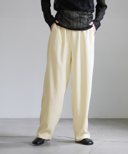 select MOCA（セレクトモカ）の「ピーチスキンリラックスイージーパンツ（その他パンツ・レディース・グレー/スミクロ/アイボリー・FREE）」の14枚目の写真