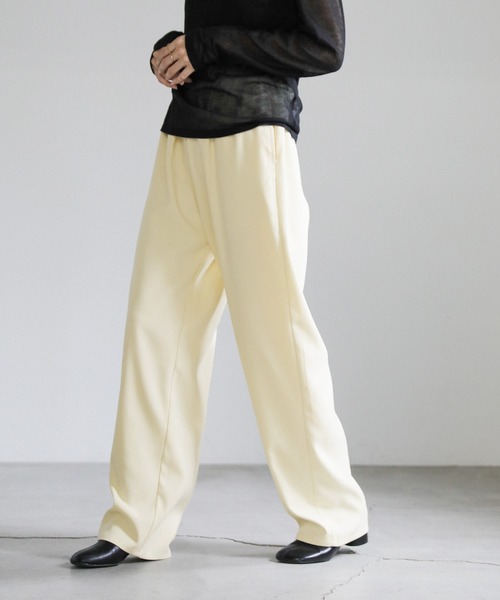 select MOCA（セレクトモカ）の「ピーチスキンリラックスイージーパンツ（その他パンツ・レディース・グレー/スミクロ/アイボリー・FREE）」の13枚目の写真