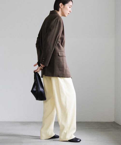 select MOCA（セレクトモカ）の「ピーチスキンリラックスイージーパンツ（その他パンツ・レディース・グレー/スミクロ/アイボリー・FREE）」の19枚目の写真