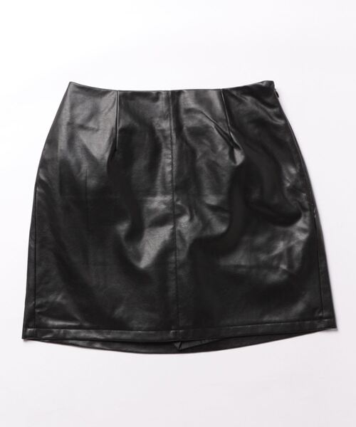 one after another NICE CLAUP(ワンアフターアナザーナイスクラップ)の「セットアップジャケットあり/フェイクレザー台形スカート(スカート・レディース・アイボリー/ブラック/キャメル・FREE)」の20枚目の写真