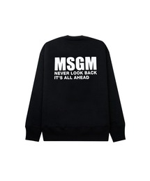 MSGM SWEATSHIRT ネオンボックス スウェット ロゴ トレーナー MSGM SWEATSHIRT ネオンボックス スウェット ロゴ トレーナー