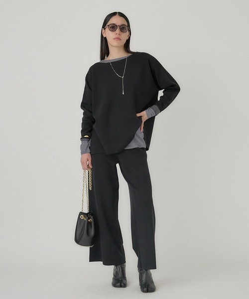 Chaos（カオス）の「Chaos(カオス)/◇佐藤佳菜子さんYouTube紹介◇　レニーリバーパンツ 　◆セットアップ可◆（その他パンツ・レディース・サックスブルー/モカ/アイボリー/チャコール/ブラック/ダークブラウン・FREE）」の16枚目の写真