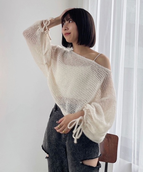 sheller リボン付きニットセーター 3600024Y0314_m1_a001.jpg