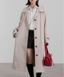 レディースのトレンチコート（ピンク/桃色系）ファッション通販 - ZOZOTOWN