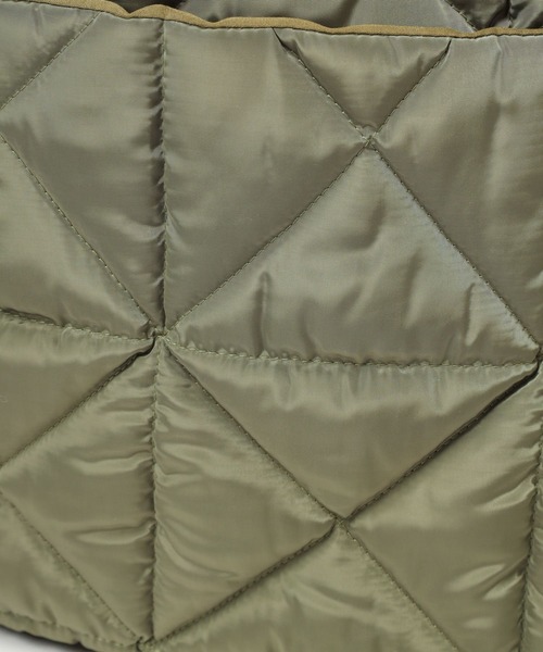 GLOBAL WORK（グローバルワーク）の「7ポケリバーシブルトート/969861（トートバッグ・レディース・オフホワイト/ブラック/ベージュ/カーキ・FREE）」の9枚目の写真