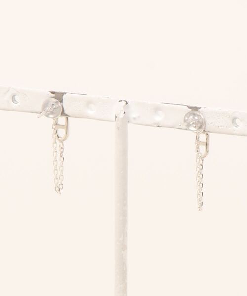 Whim Gazette（ウィムガゼット）の「【Hoaw.】チェーンピアス（ピアス（両耳用）・レディース・シルバー系その他5・FREE）」の2枚目の写真