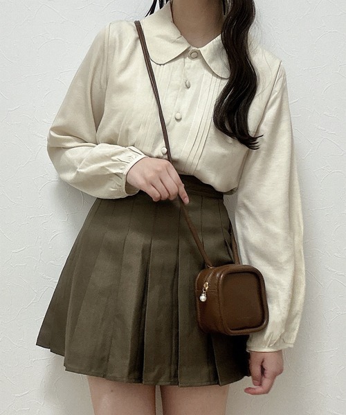 Cham.（チャム）の「スクエアミニショルダーバッグ（ショルダーバッグ・レディース・ブルー/ブラウン/ホワイト/イエロー/ブラック・F）」の7枚目の写真