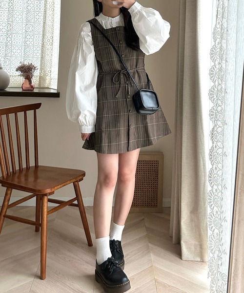 Cham.（チャム）の「スクエアミニショルダーバッグ（ショルダーバッグ・レディース・ブルー/ブラウン/ホワイト/イエロー/ブラック・F）」の17枚目の写真