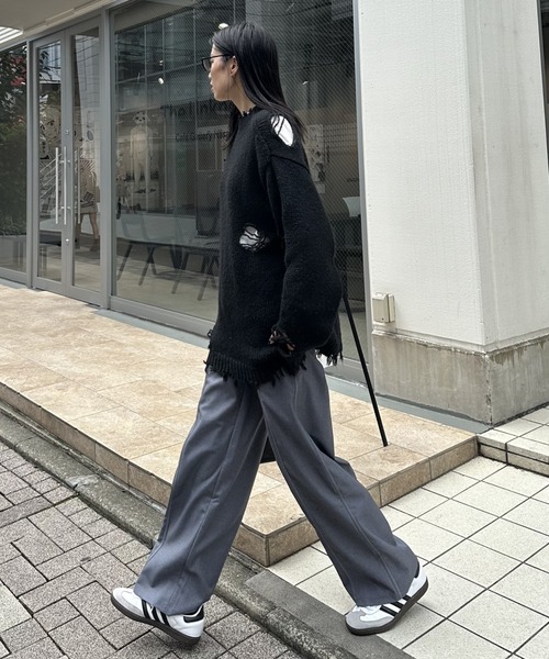 ベルトデザインツイルパンツ 追加》ベルトデザインツイルパンツ