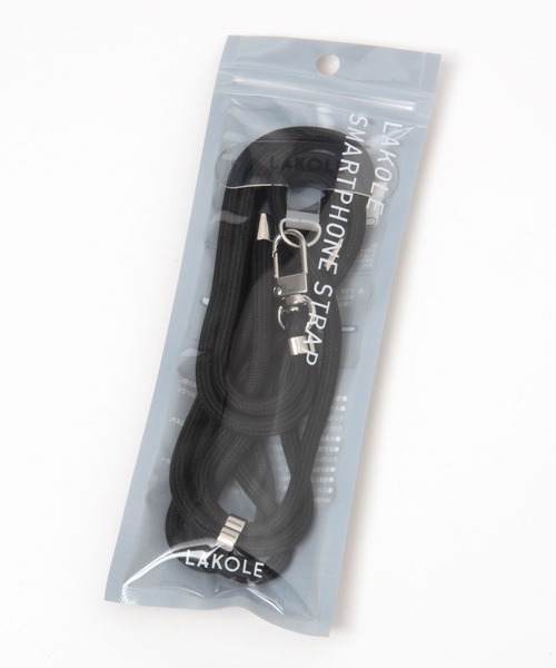 LAKOLE(ラコレ)の「シンプルマルチスマホストラップ / 983815(スマホグッズ・レディース・アイボリー/グレー/ベージュ/ブラック・FREE)」の8枚目の写真