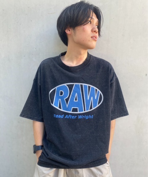 tolene(トレネ)の「RAW 染め加工Tee(Tシャツ/カットソー・メンズ・ブラウン/ブラック/グレー・LARGE/MEDIUM/X-LARGE)」の1枚目の写真
