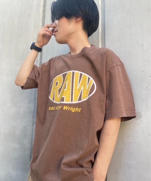 tolene(トレネ)の「RAW 染め加工Tee(Tシャツ/カットソー・メンズ・ブラウン/ブラック/グレー・LARGE/MEDIUM/X-LARGE)」の16枚目の写真