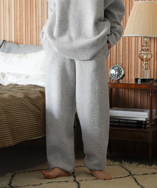 e/rm（イーアールエム）の「【e/rm】カシミヤニットパンツ（その他パンツ・レディース・ネイビー/チャコールグレー/ライトグレー/アイボリー/ブラック・FREE）」の4枚目の写真