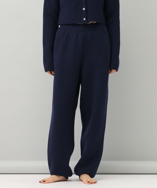 e/rm（イーアールエム）の「【e/rm】カシミヤニットパンツ（その他パンツ・レディース・ネイビー/チャコールグレー/ライトグレー/アイボリー/ブラック・FREE）」の12枚目の写真