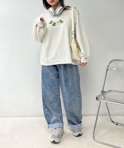 セール】☆3匹ぽこアニマルプルオーバー（スウェット）｜AS KNOW AS