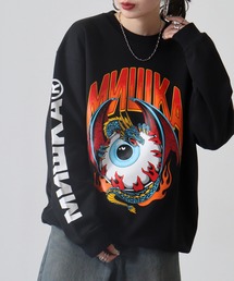 新品　定価¥16,500 MISHKA ミシカ　トレーナー　スウェット US】ミシカ MISHKA FADE AWAY CREWNECK SWEAT(BLACK) | 大阪