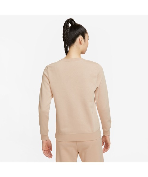 NIKE（ナイキ）の「ナイキ NIKE ナイキ  NSW クラブ STD フリース L/S クルー（スウェット・レディース・サンドグレー/オレンジ/ブラック/ダークグレー/ペールイエロー・L/XL/S/M）」の6枚目の写真