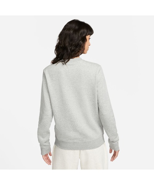NIKE（ナイキ）の「ナイキ NIKE ナイキ  NSW クラブ STD フリース L/S クルー（スウェット・レディース・サンドグレー/オレンジ/ブラック/ダークグレー/ペールイエロー・L/XL/S/M）」の13枚目の写真