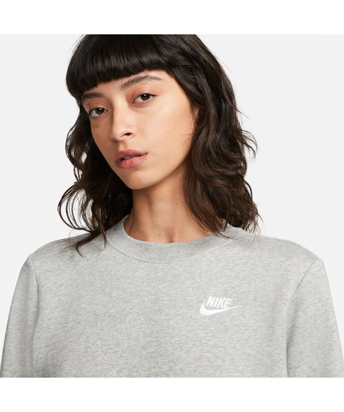 NIKE（ナイキ）の「ナイキ NIKE ナイキ  NSW クラブ STD フリース L/S クルー（スウェット・レディース・サンドグレー/オレンジ/ブラック/ダークグレー/ペールイエロー・L/XL/S/M）」の14枚目の写真