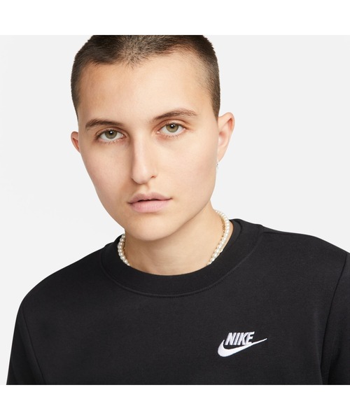 NIKE（ナイキ）の「ナイキ NIKE ナイキ  NSW クラブ STD フリース L/S クルー（スウェット・レディース・サンドグレー/オレンジ/ブラック/ダークグレー/ペールイエロー・L/XL/S/M）」の17枚目の写真