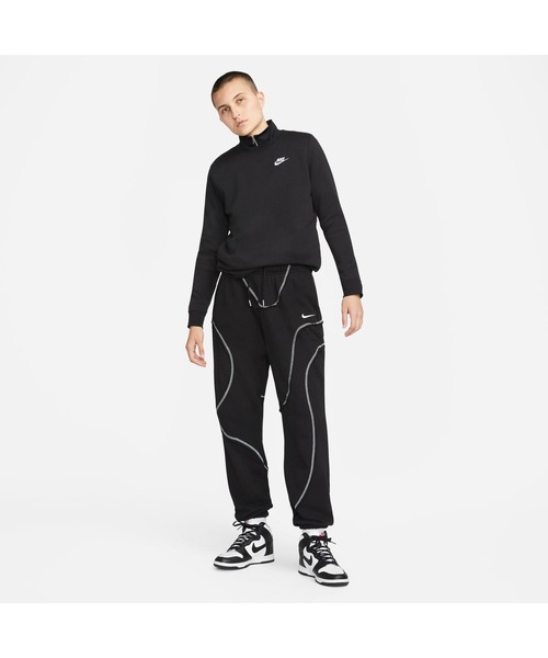 NIKE（ナイキ）の「ナイキ NIKE ナイキ  NSW クラブ STD フリース L/S クルー（スウェット・レディース・サンドグレー/オレンジ/ブラック/ダークグレー/ペールイエロー・L/XL/S/M）」の18枚目の写真