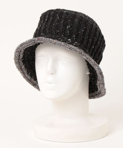 go slow caravan（ゴースローキャラバン）の「HIGHLAND2000/ハイランドトゥーサウザンド　Bucket Hat（ニットキャップ/ビーニー・レディース・ダークグレー/ダークグリーン/ブラック・FREE）」の13枚目の写真