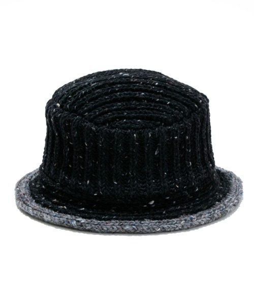 go slow caravan（ゴースローキャラバン）の「HIGHLAND2000/ハイランドトゥーサウザンド　Bucket Hat（ニットキャップ/ビーニー・レディース・ダークグレー/ダークグリーン/ブラック・FREE）」の11枚目の写真