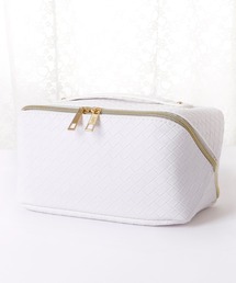 Lace Ladies（レースレディース）の「レザー調メッシュファスナーマルチポーチ（トラベルグッズ）」