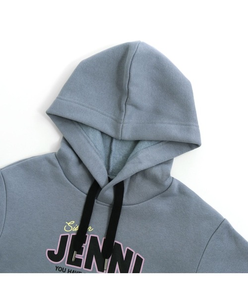 SISTER JENNI(SISTER JENNI)の「裏起毛すそレースアップパーカーワンピ(ワンピース・キッズ・ブラック/サックスブルー・140cm/130cm/150cm/160cm)」の14枚目の写真
