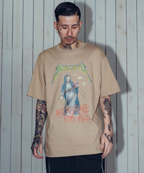 Subciety(サブサエティ)の「GRACE TEE(Tシャツ/カットソー・メンズ・ブラック/アッシュ/ホワイト/サンドベージュ/グリーン/ブルー・SMALL/MEDIUM/LARGE/X-LARGE/XX-LARGE)」の22枚目の写真
