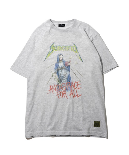 Subciety（サブサエティ）の「GRACE TEE（Tシャツ/カットソー・メンズ・ブラック/アッシュ/ホワイト/サンドベージュ・SMALL/MEDIUM/LARGE/X-LARGE/XX-LARGE）」の5枚目の写真