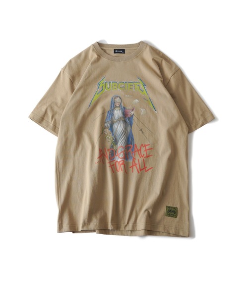 Subciety（サブサエティ）の「GRACE TEE（Tシャツ/カットソー・メンズ・ブラック/アッシュ/ホワイト/サンドベージュ・SMALL/MEDIUM/LARGE/X-LARGE/XX-LARGE）」の11枚目の写真