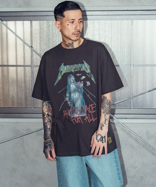 Subciety（サブサエティ）の「GRACE TEE（Tシャツ/カットソー・メンズ・ブラック/アッシュ/ホワイト/サンドベージュ・SMALL/MEDIUM/LARGE/X-LARGE/XX-LARGE）」の13枚目の写真